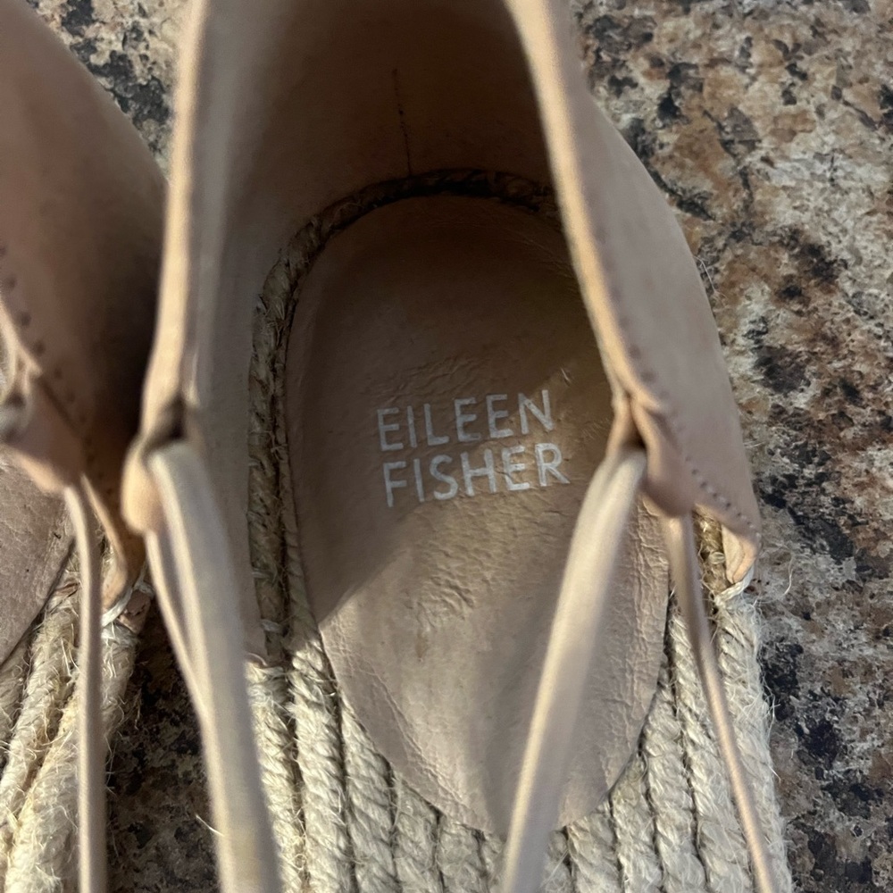Eileen Fisher Lee Suede d'Orsay Espadrilles - Picture 4 of 5